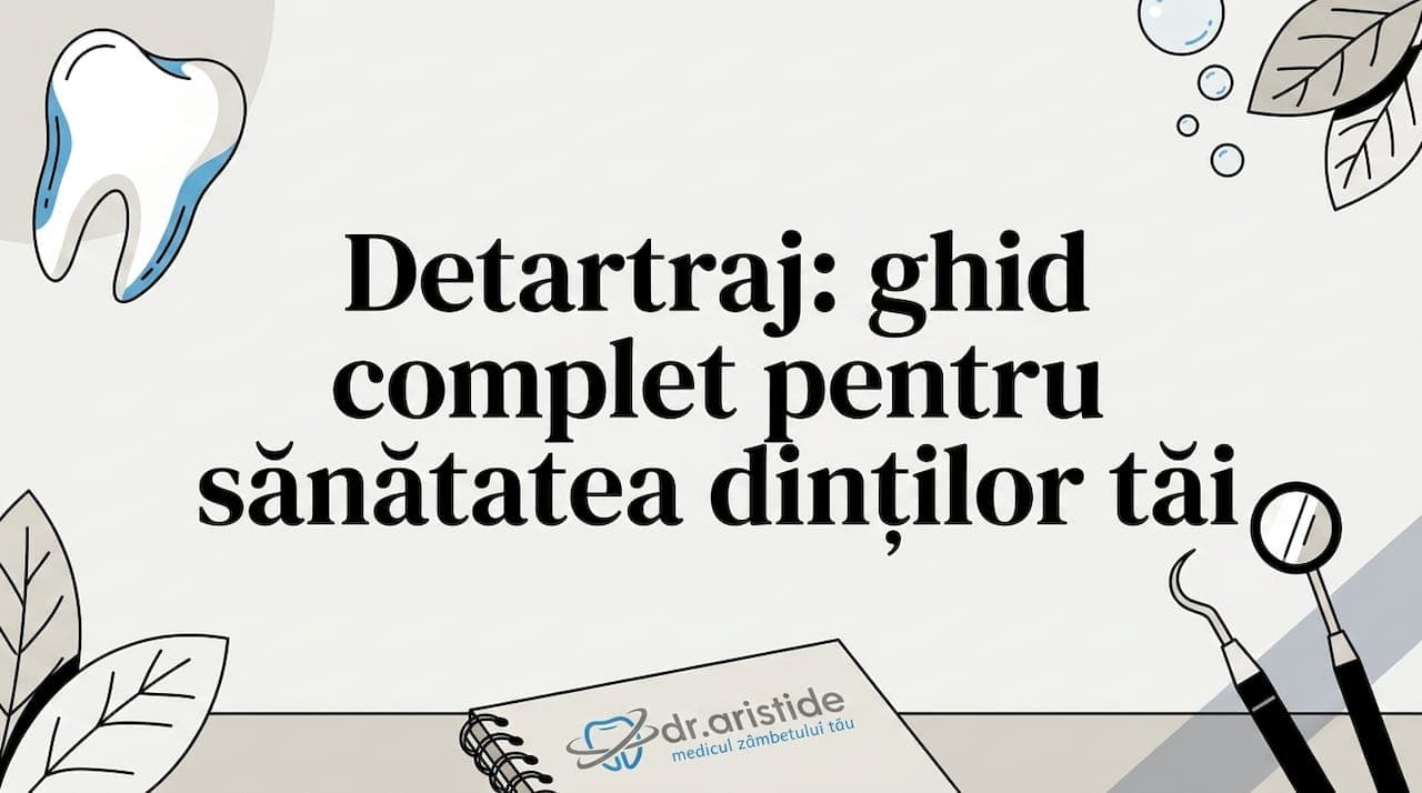 Detartraj: ghid complet pentru sănătatea dinților tăi