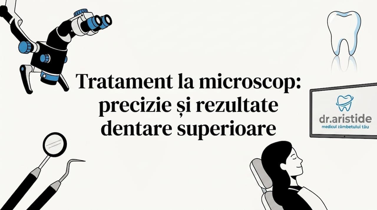 Tratament la microscop: precizie și rezultate dentare superioare