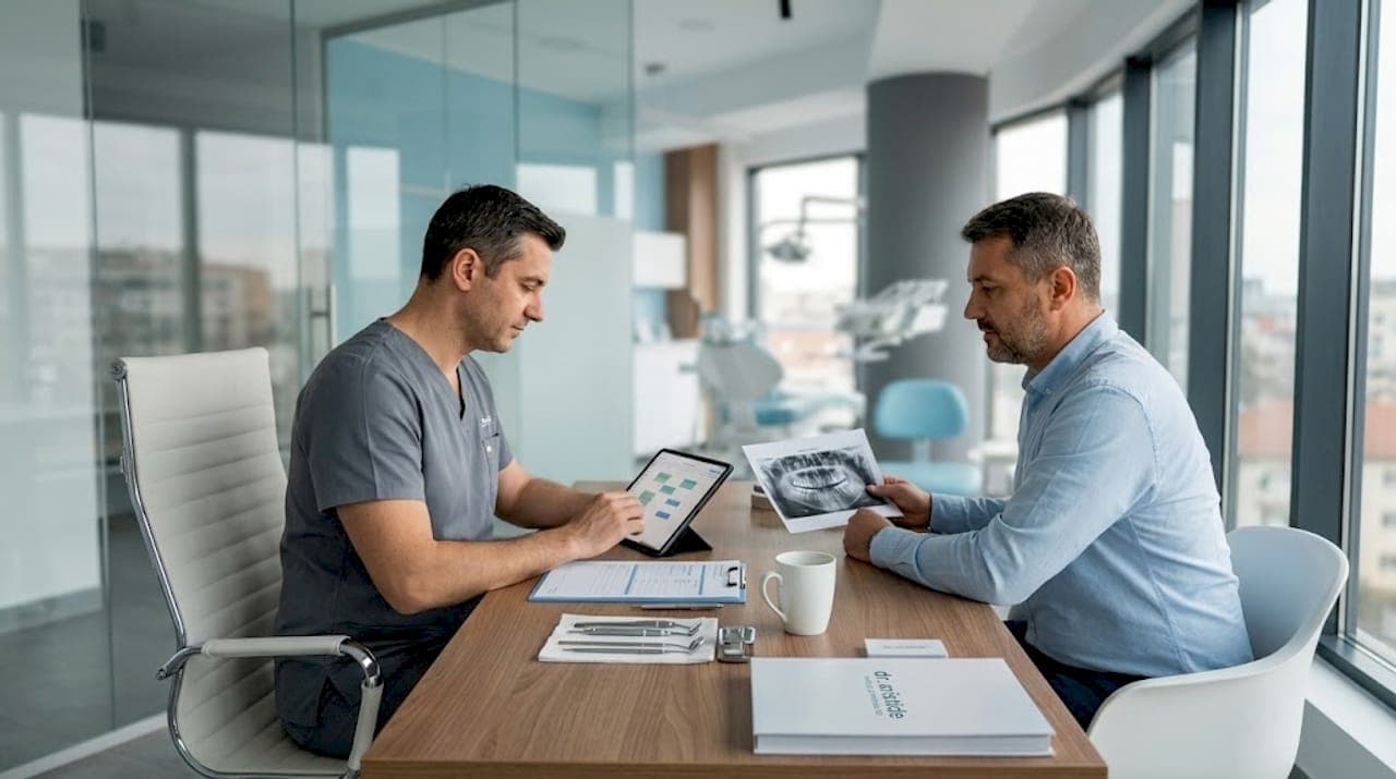 Pașii pentru programarea unui implant dentar în București