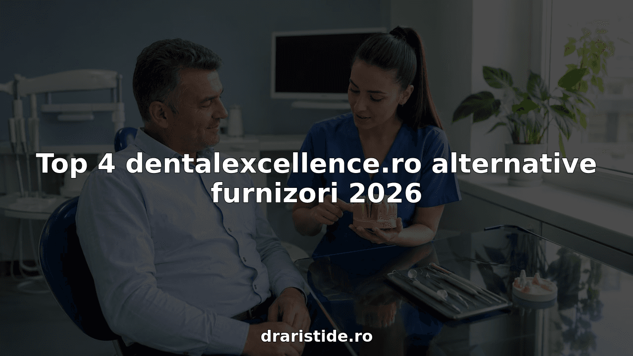 Top 4 dentalexcellence.ro alternative furnizori 2026