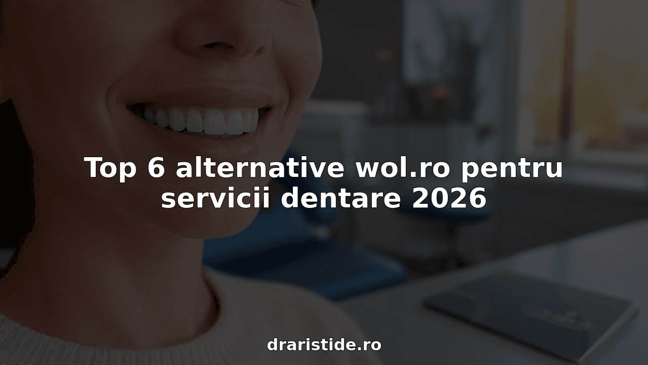 Top 6 alternative wol.ro pentru servicii dentare 2026