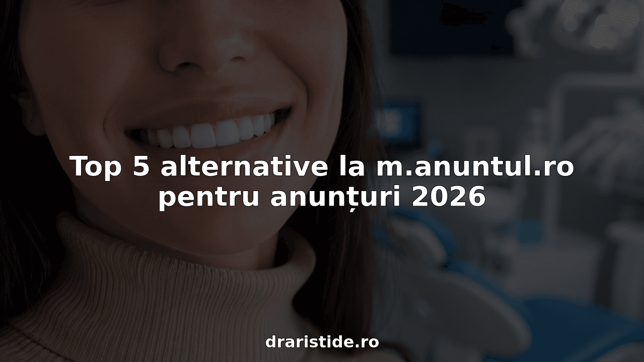 Top 5 alternative la m.anuntul.ro pentru anunțuri 2026